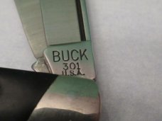 Buck Pre Date Code Delrin Handle Rough Cut Stockman Model # 301 