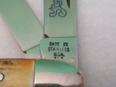Case XX 1977 Stag Blue Scroll Stockman Pattern # 5347 SSP