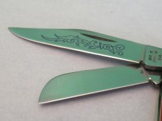 Case XX 1977 Stag Blue Scroll Stockman Pattern # 5347 SSP
