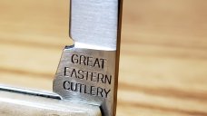 Great Eastern Cutlery Sambar Stag 052121 Knife New/Mint W/Leather Strap, Ring, Tube & waxed paper