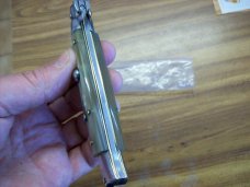 Renzo Beltrame 9 inch Honey Horn Stiletto Bayo Swivel Bolster Brand New