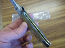 Renzo Beltrame 9 inch Honey Horn Stiletto Bayo Swivel Bolster Brand New