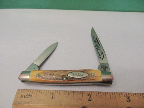 Case XX 1977 Blue Scroll Stag Pen Pattern # 5233 SSP