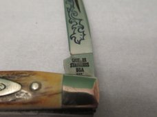 Case XX 1977 Blue Scroll Stag Pen Pattern # 5233 SSP