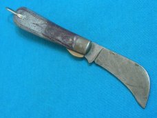 VINTAGE B-1 KLEIN TOOLS CHICAGO USA HAWKBILL PRUNER BAREHEAD FOLDING POCKET KNIFE KNIVES OLD