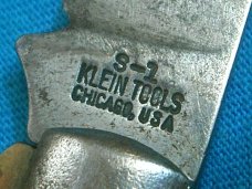 VINTAGE B-1 KLEIN TOOLS CHICAGO USA HAWKBILL PRUNER BAREHEAD FOLDING POCKET KNIFE KNIVES OLD