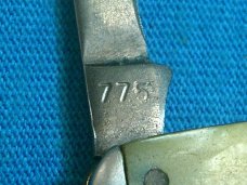 VINTAGE KEEN KUTTER 775 EQUAL END CIGAR JACK FOLDING POCKET KNIFE KNIVES OLD