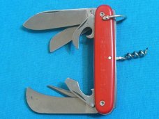 VINTAGE COLONIAL PROV USA MOUNTAIN GUIDE SAK SWISS ARMY STYLE CAMP FOLDING POCKET KNIFE KNIVES OLD