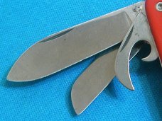 VINTAGE COLONIAL PROV USA MOUNTAIN GUIDE SAK SWISS ARMY STYLE CAMP FOLDING POCKET KNIFE KNIVES OLD
