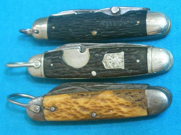 LOT VINTAGE ROBESON SHUREDGE 642214 LF&C UNIVERSAL SCOUT ENGINEER FOLDING POCKET KNIFE KNIVES PARTS