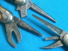 LOT VINTAGE ROBESON SHUREDGE 642214 LF&C UNIVERSAL SCOUT ENGINEER FOLDING POCKET KNIFE KNIVES PARTS