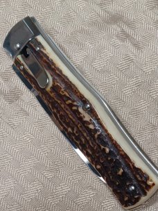 Mikov Stag with pocket clip.