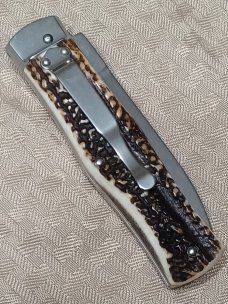 Mikov Stag with pocket clip.