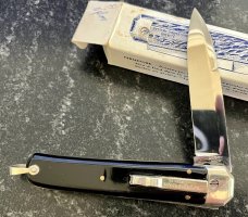 Begon Rocker Button Switchblade Knife, Made In France, With Original Box, Unused 