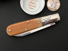 Great Eastern Cutlery GEC 772119 Northfield Amber Sawcut Bone Yankee Barlow