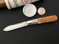 Great Eastern Cutlery GEC 772119 Northfield Amber Sawcut Bone Yankee Barlow