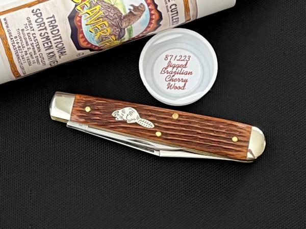 Great Eastern Cutlery GEC 871223 Tidioute Jigged Brazilian Cherry Wood English Jack Great Eastern Cutlery GEC 871223 Tidioute Jigged Brazilian Cherry Wood English Jack