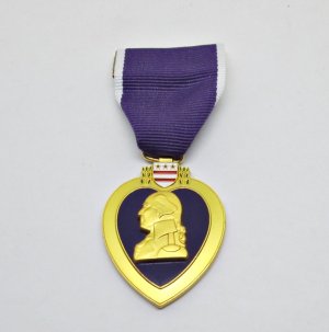 U.S. Military Purple Heart Merit Award Medal