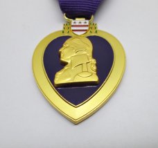 U.S. Military Purple Heart Merit Award Medal