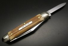Great Eastern Cutlery Northfield UN-X-LD #68 White Owl Cowhide Jigged Bone GEC 681221