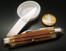 Great Eastern Cutlery Northfield UN-X-LD #68 White Owl Cowhide Jigged Bone GEC 681221