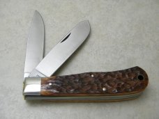 Remington UMC USA R1128 SB 1989 Bone Silver Bullet Trapper Knife in Box