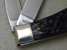 Remington UMC USA 1991 R1178 Bone Silver Bullet Mini Trapper Knife in Box
