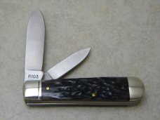 Remington USA 1999 R103B Bone Silver Bullet Ranch Hand Knife NIB
