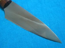 CUSTOM RICH CHEN ZUBENG FORGE SMALL UTILITY KITCHEN HUNTING FIXED BLADE EDC KNIFE KNIVES SHEATH