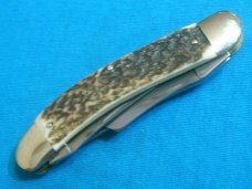 MIB STAG BERTRAM 293DS MASTER CUTTIN HORSE SOWBELLY HEN ROOSTER GERMANY FOLDING POCKET KNIFE KNIVES