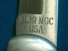 BEAR MGC USA LOCKBACK CAMPING SURVIVAL FOLDING HUNTER POCKET KNIFE KNIVES