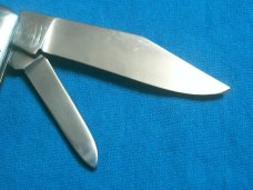 VINTAGE BOKER TREE BRAND 493 BARLOW BAREHEAD SAWCUT DELRIN FOLDING POCKET PEN KNIFE KNIVES OLD