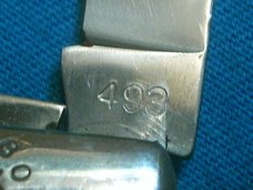 VINTAGE BOKER TREE BRAND 493 BARLOW BAREHEAD SAWCUT DELRIN FOLDING POCKET PEN KNIFE KNIVES OLD