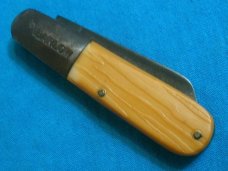 VINTAGE KUTMASTER UTICA NY USA BARLOW BAREHEAD FOLDING POCKET PEN KNIFE KNIVES OLD