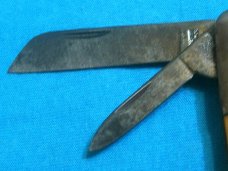 VINTAGE KUTMASTER UTICA NY USA BARLOW BAREHEAD FOLDING POCKET PEN KNIFE KNIVES OLD