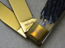 Remington UMC USA 2003 R1173 Bone Baby Bullet Knife NIB