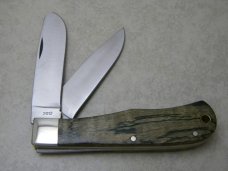 Remington UMC USA R1128 2012 30th Anniv. Wood Bullet Trapper Knife in Tin