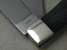 Remington USA R1128 2012 30th Anniv. Wood Bullet Trapper Knife in Tin