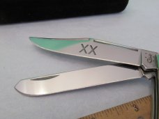 Case XX 2016 Mother Of Pearl Trapper XX on Blade Pattern # 8254 SS