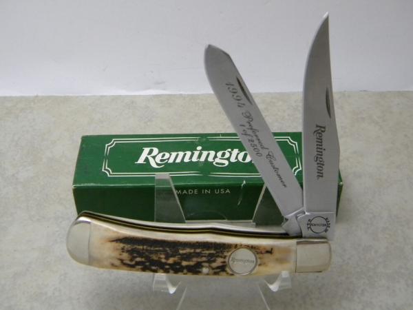 Remington USA 1994 R12 Stag Preferred Customer Trapper Knife in Box