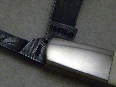 Remington USA 2009 RB477-D Damascus Mammoth Ivory Barlow Knife in Box