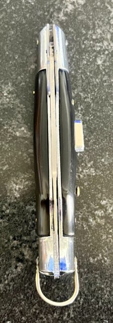 Rare Rizzuto Estileto Milano Wasp Body Mustache Swing Guard Switchblade Knife 