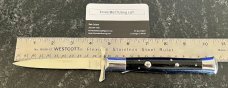 Rare Rizzuto Estileto Milano Batwing Guards No Bale Switchblade Knife 