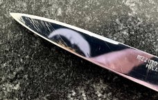 Rare Rizzuto Estileto Milano Batwing Guards No Bale Switchblade Knife 