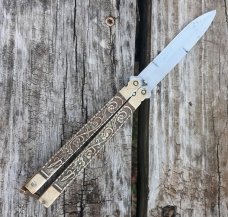 Vintage 1980's Pakistan Brass Balisong