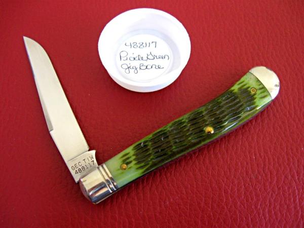 GEC Northfield 488117 Pickle Green Jigged Bone Weasel 1 of 266 MIT GEC Northfield 488117 Pickle Green Jigged Bone Weasel 1 of 266 MIT