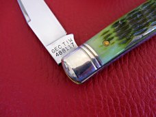 GEC Northfield 488117 Pickle Green Jigged Bone Weasel 1 of 266 MIT