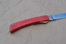 Rough Rider Sod Buster Large Red Jigged Bone 4 1/2" Closed Mint Mirror Polished