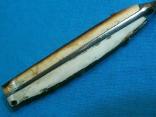 VINTAGE STAG DEER ETCH HOFFRITZ SOLINGEN GERMANY FIXED BLADE DIRK BOOT DAGGER KNIFE KNIVES OLD