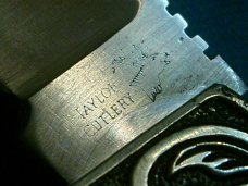 VINTAGE TAYLOR CUTLERY T DUTY JAPAN BONE FOLDING FIXED BLADE SKINNING POCKET KNIFE KNIVES OLD